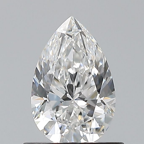 0.7 carat E-VS2 Natūralus Pear Deimantas (1)