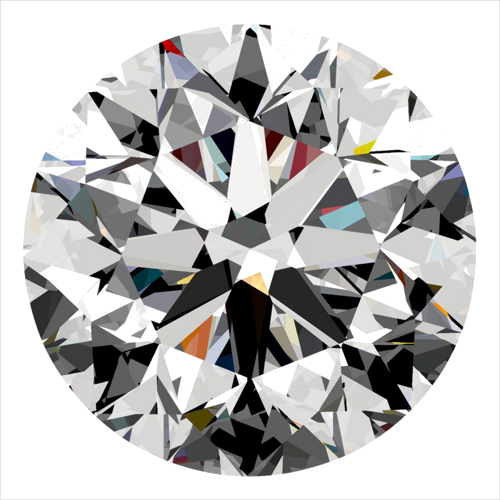 0.3 carat D-VS2 Very Good cut Natūralus Round Deimantas (1)
