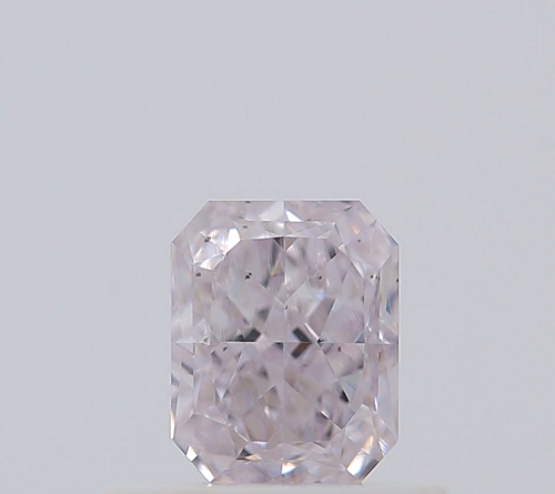 0.54 carat Fancy Light Purplish Pink-SI1 Natūralus Radiant Deimantas (1)
