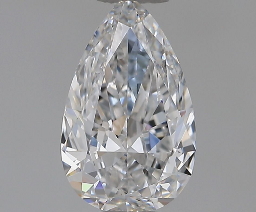 0.7 carat D-VS2 Natūralus Pear Deimantas (1)