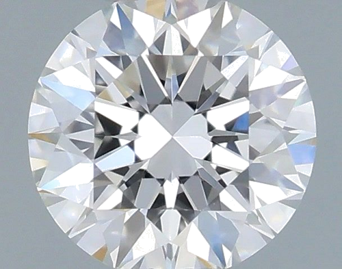 0.37 carat F-VVS2 Excellent cut Natūralus Round Deimantas (1)
