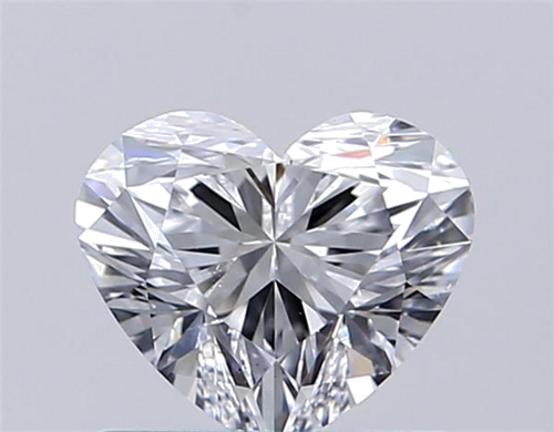 0.7 carat D-VS2 Natūralus Heart Deimantas (1)