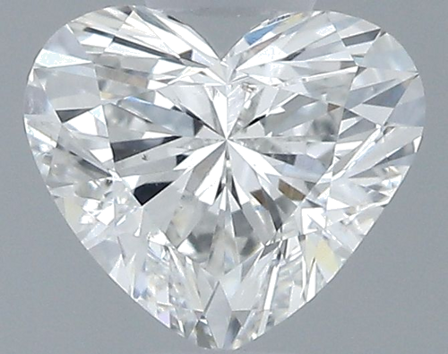 0.5 carat G-SI1 Natūralus Heart Deimantas (1)