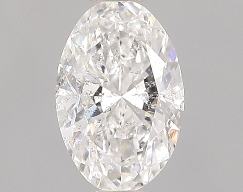 0.35 carat F-SI2 Natūralus Oval Deimantas (1)