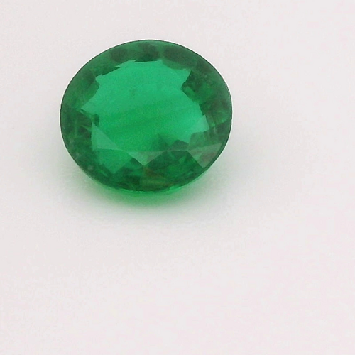 0.39 carat GREEN Round Smaragdas (1)