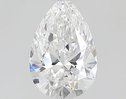 0.51 carat D-VVS2 Natūralus Pear Deimantas (1)