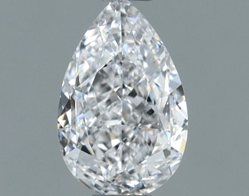 0.61 carat F-VS2 Natūralus Pear Deimantas (1)