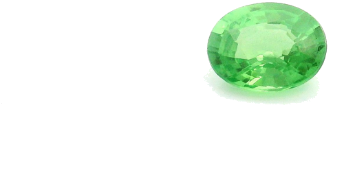 0.5 carat GREEN Oval Garnet (1)