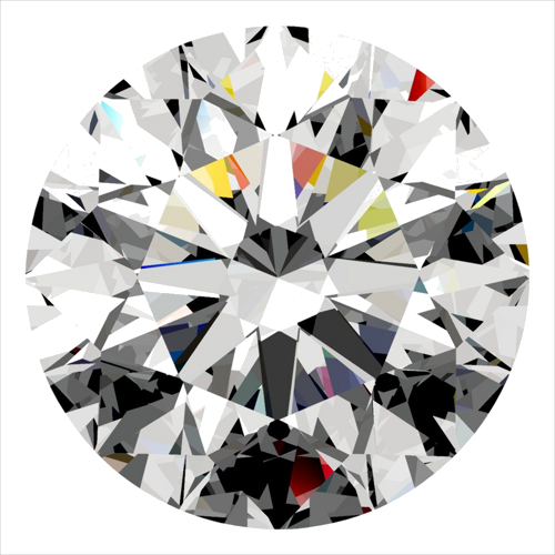 0.3 carat E-VS1 Excellent cut Natūralus Round Deimantas (1)