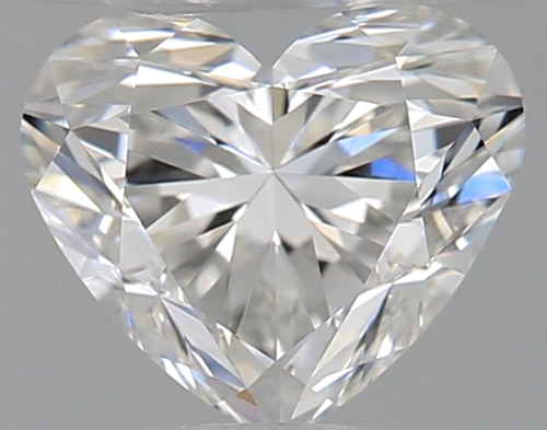 0.45 carat G-VVS1 Natūralus Heart Deimantas (1)