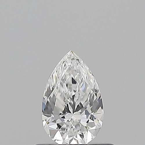 0.5 carat D-SI1 Natūralus Pear Deimantas (1)