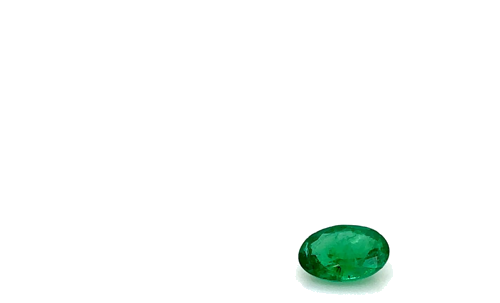 0.41 carat GREEN Oval Smaragdas (1)