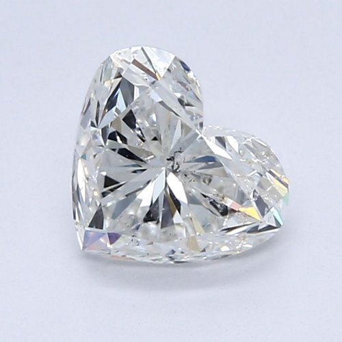 1.5 carat G-SI2 Natūralus Heart Deimantas (1)