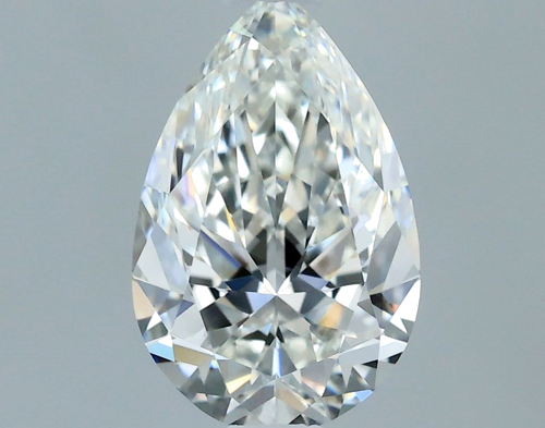 0.71 carat G-IF Natūralus Pear Deimantas (1)