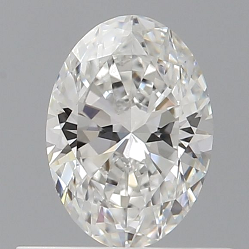 0.51 carat F-VVS2 Natūralus Oval Deimantas (1)