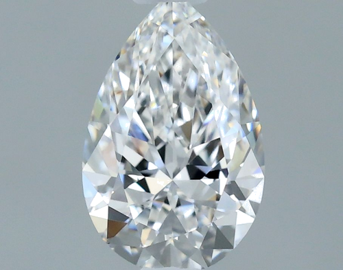 0.41 carat D-VVS1 Natūralus Pear Deimantas (1)