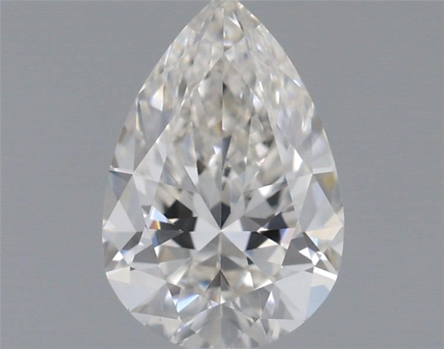 0.55 carat F-IF Natūralus Pear Deimantas (1)