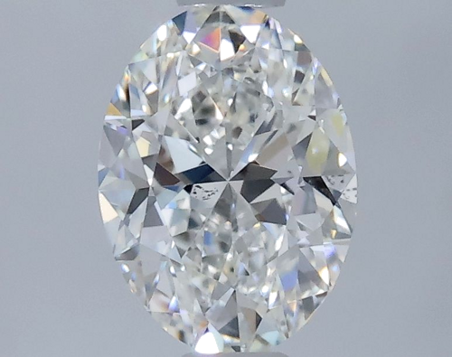 0.65 carat G-SI1 Natūralus Oval Deimantas (1)