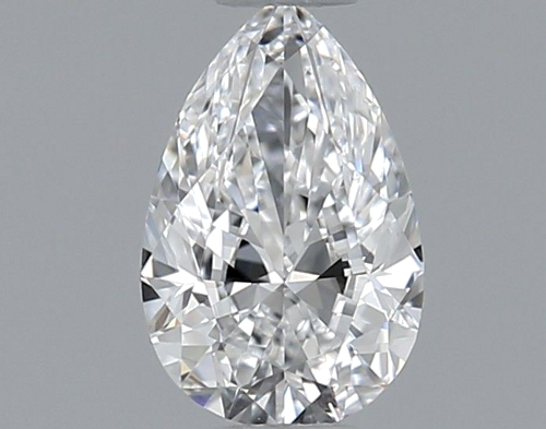 0.4 carat D-IF Natūralus Pear Deimantas (1)