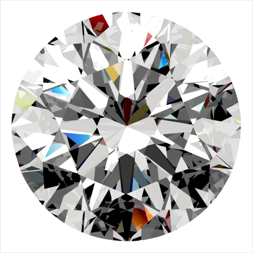 0.3 carat F-SI1 Excellent cut Natūralus Round Deimantas (1)