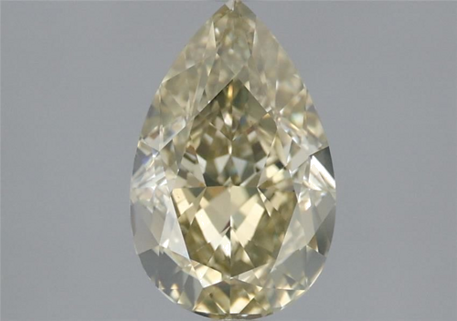 2.03 carat Fancy Brownish Greenish Yellow-SI1 Natūralus Pear Deimantas (1)