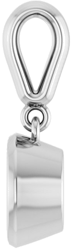 Pakabukas „Bezel-Set Charm“ 925 Sidabro Round 6.5mm (3)