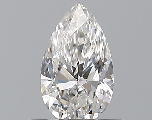 0.5 carat E-IF Natūralus Pear Deimantas (1)