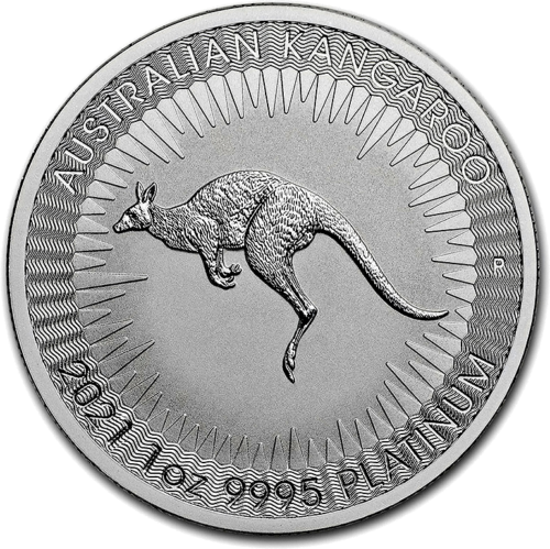 1 oz Kengūra Australija Platininė moneta Mix metai (1)