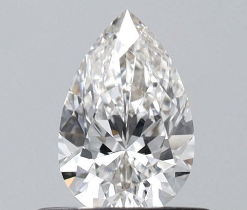 0.45 carat H-VS1 Natūralus Pear Deimantas (1)