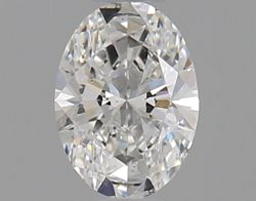 0.37 carat F-SI1 Natūralus Oval Deimantas (1)