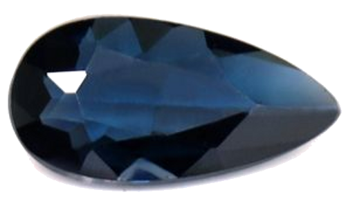 0.44 carat BLUE Pear Safyras (1)