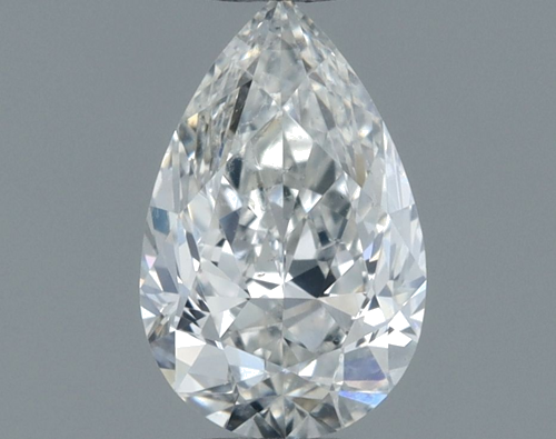 0.51 carat H-SI2 Natūralus Pear Deimantas (1)