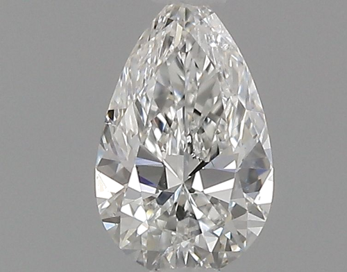 0.37 carat F-SI1 Natūralus Pear Deimantas (1)
