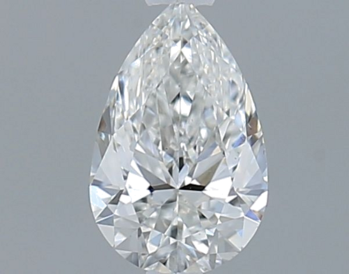 0.5 carat F-VS2 Natūralus Pear Deimantas (1)