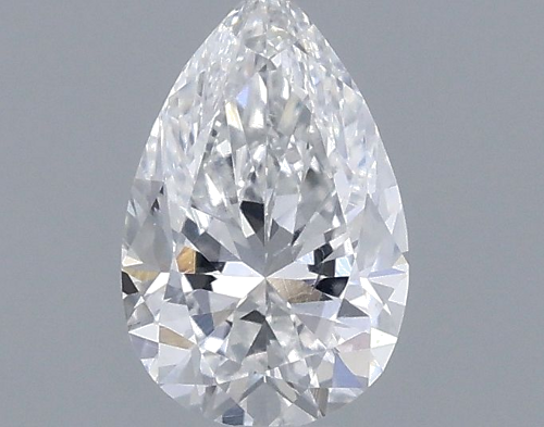 0.38 carat F-SI2 Natūralus Pear Deimantas (1)