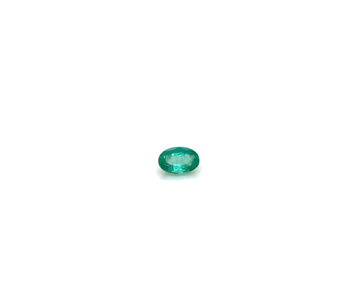0.47 carat GREEN Oval Smaragdas (1)