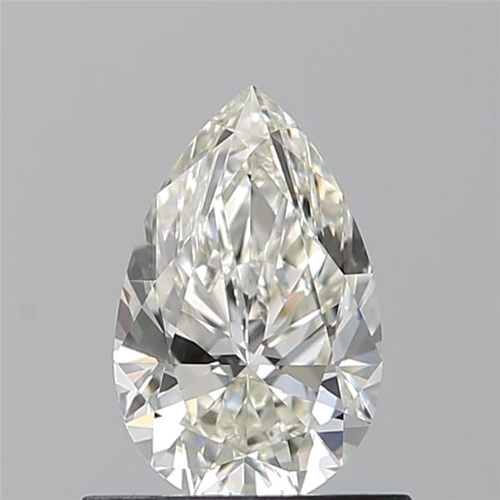 0.7 carat J-VVS1 Natūralus Pear Deimantas (1)