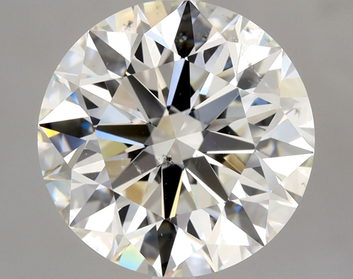 5.01 carat I-SI1 Excellent cut Natūralus Round Deimantas (1)