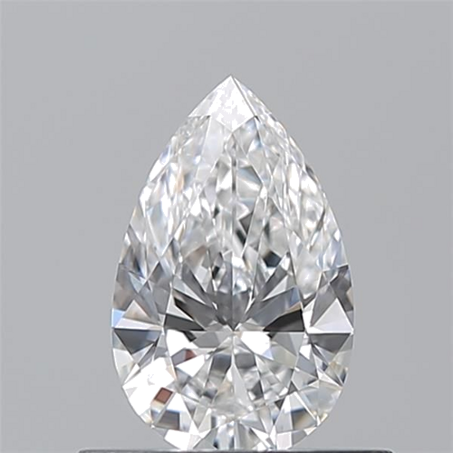 0.5 carat F-VVS2 Natūralus Pear Deimantas (1)