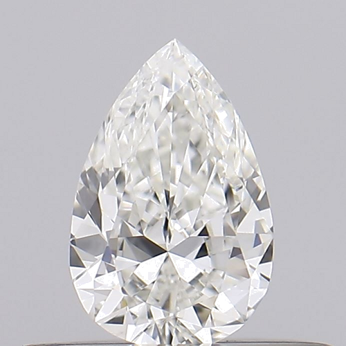 0.28 carat H-VVS2 Natūralus Pear Deimantas (1)