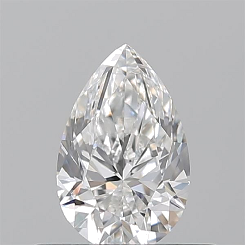 0.5 carat F-VVS1 Natūralus Pear Deimantas (1)
