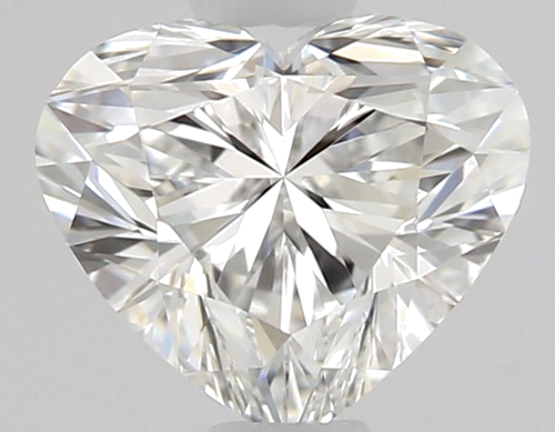 0.57 carat G-VVS2 Natūralus Heart Deimantas (1)