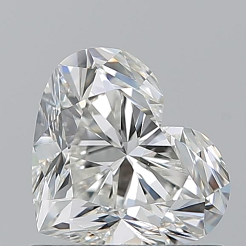 0.94 carat I-VVS1 Natūralus Heart Deimantas (1)