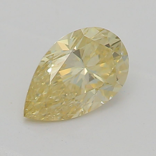 0.3 carat Fancy Light Brownish Yellow-SI2 Natūralus Pear Deimantas (1)