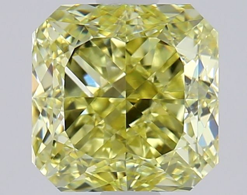 1.5 carat Fancy Yellow-VS2 Natūralus Square Radiant Deimantas (1)