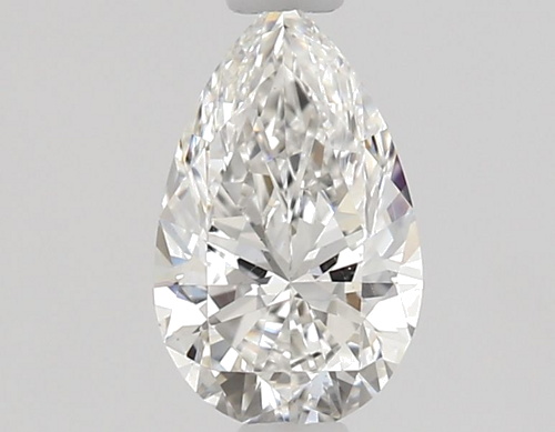 0.5 carat F-VS2 Natūralus Pear Deimantas (1)