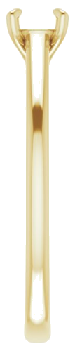Sužadėtuvių Žiedas „Claw-Prong Solitaire“ 14k yellow gold Round 4.4mm (4)