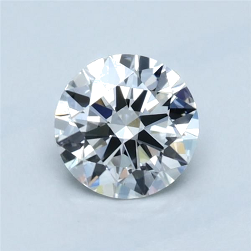 0.43 carat F-VVS2 Excellent cut Natūralus Round Deimantas (1)