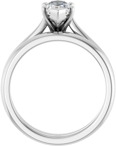 Sužadėtuvių Žiedas 14k white gold Marquise 10mm x 5mm (7)