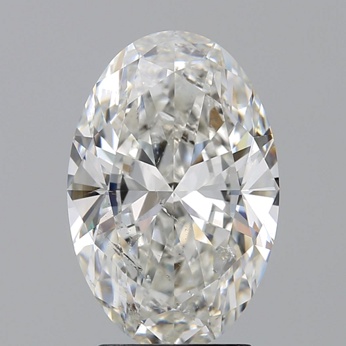 2.56 carat G-SI2 Natūralus Oval Deimantas (1)